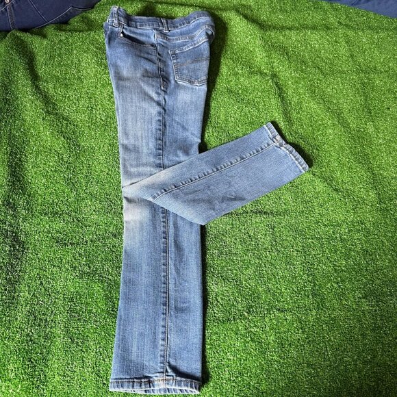 The Children’s Place Size 10 Adjustable Waist Stretch Straight Blue Jeans Pants - Picture 1 of 12